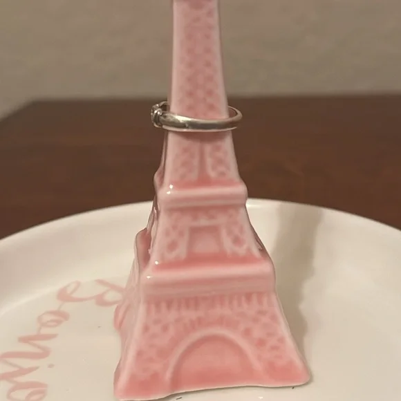 Women's Beautiful Marcasite Sterling Silver Ring Size 7 EUC - Picture 8 of 11